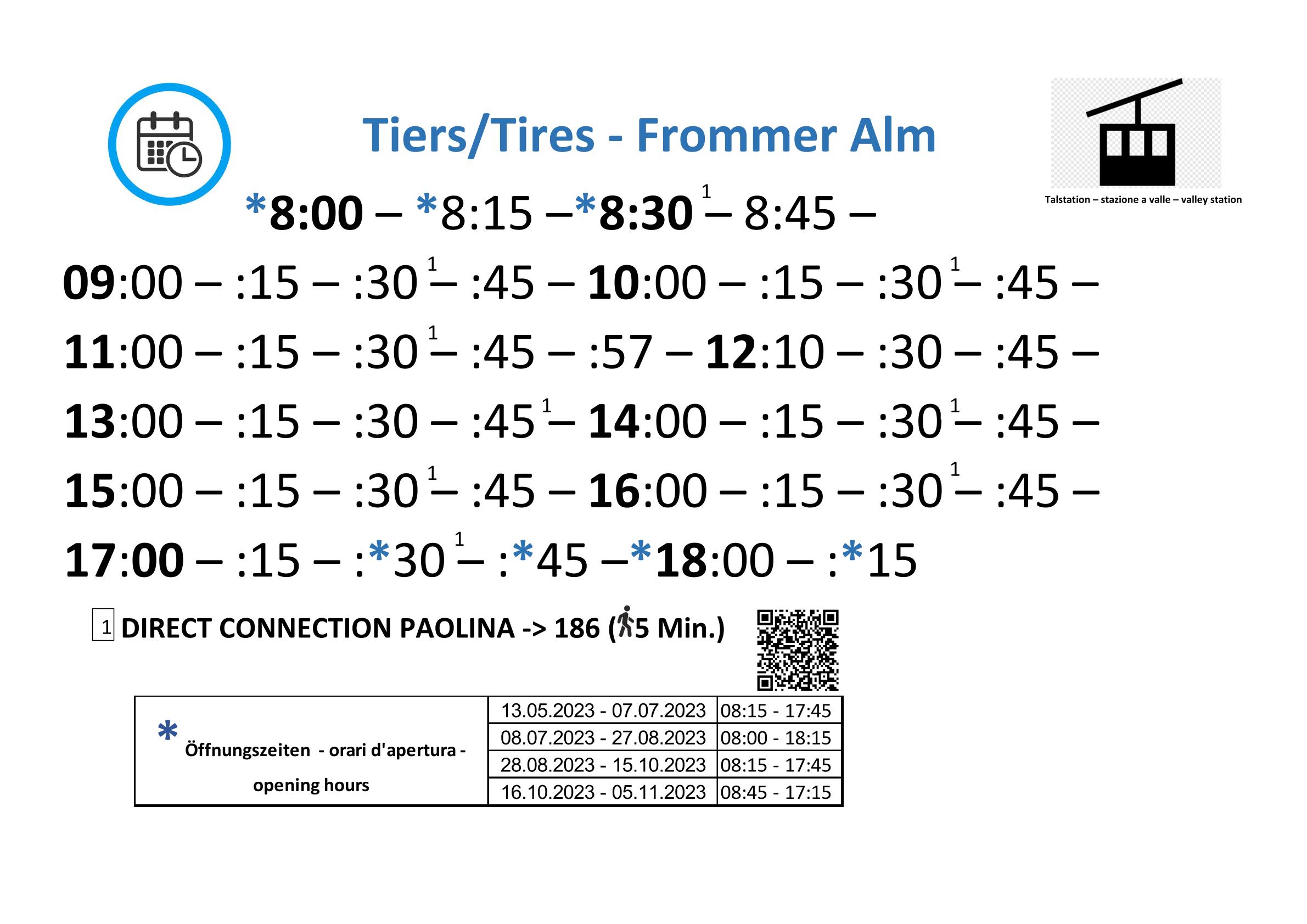 Fahrplan Sommer 23 Talstation end 1